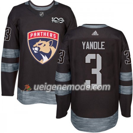 Herren Eishockey Florida Panthers Trikot Keith Yandle 3 1917-2017 100th Anniversary Adidas Schwarz Authentic